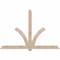 Ekena Millwork Redmond Smooth Timber Gable Bracket, Douglas Fir, 96"W x 64"H x 1 1/2"D x 5 1/2"F, 16/12 Pitch GBW096X64X0206RED00SDF - alternate 1